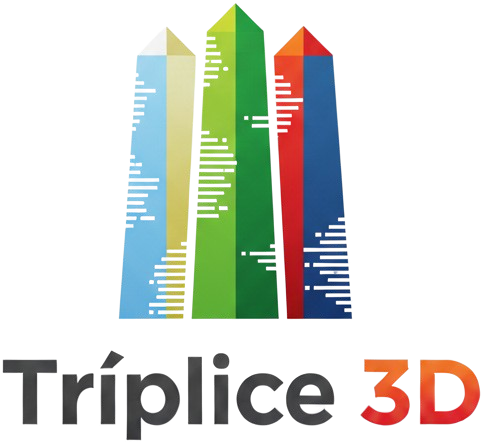 Tríplice 3D Logo
